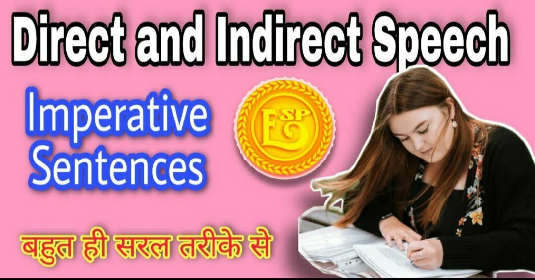 Direct And Indirect Speech Imperative Sentences - ESP Official