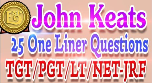 One-liner Questions about John Keats